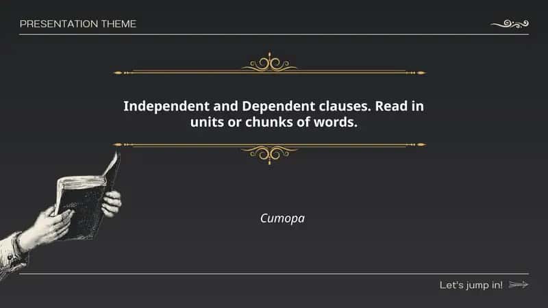 Independent and Dependent clauses