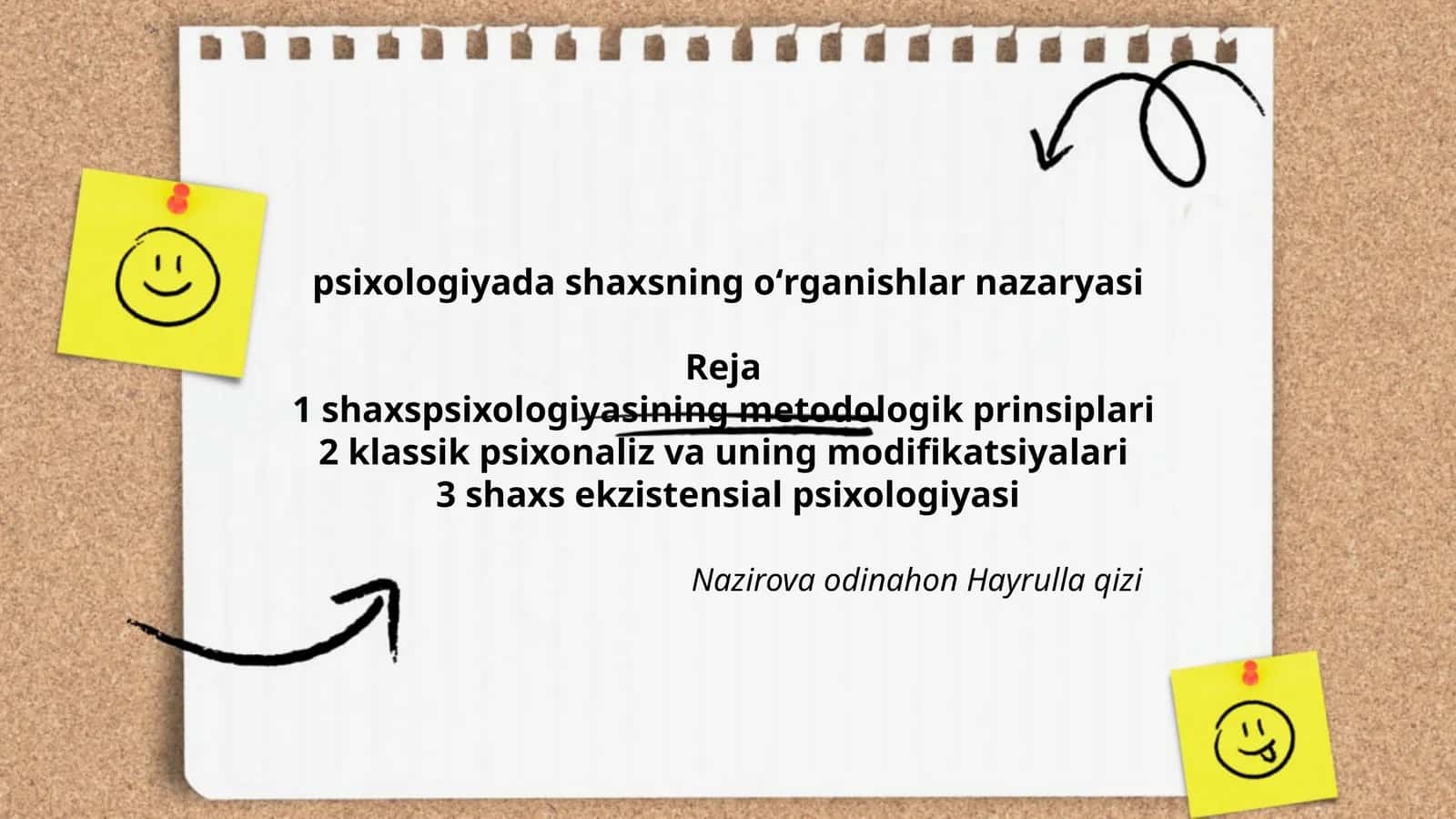 Shaxsning oʻrganishlar nazaryasi