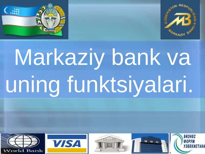 Markaziy bank va uning funktsiyalari