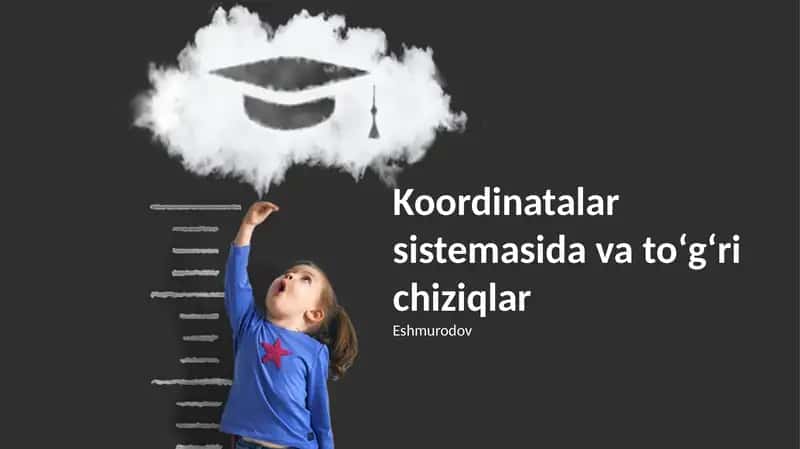 To'g'ri chiziqlar va koordinatalar