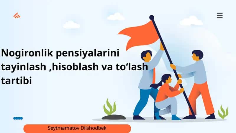 Nogironlik pensiyalarini tayinlash,hisoblash va to'lash tartibi