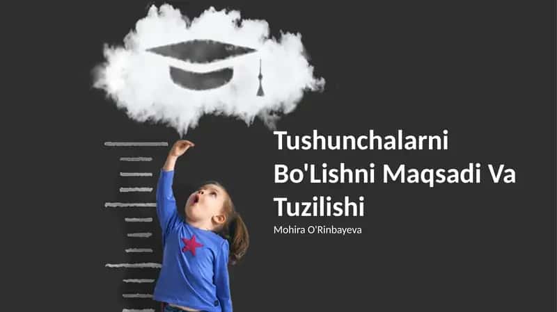 Tushunchalarni Bo'Lishni Maqsadi Va Tuzilishi