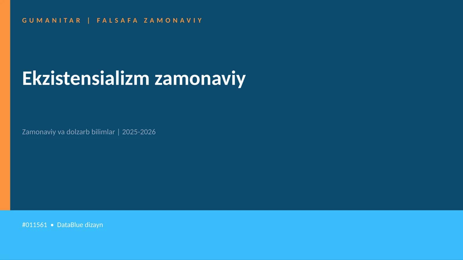 Ekzistensializm zamonaviy