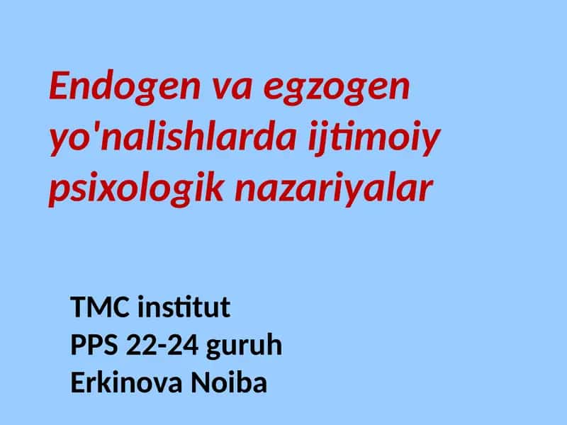 Ijtimoiy psixologiya