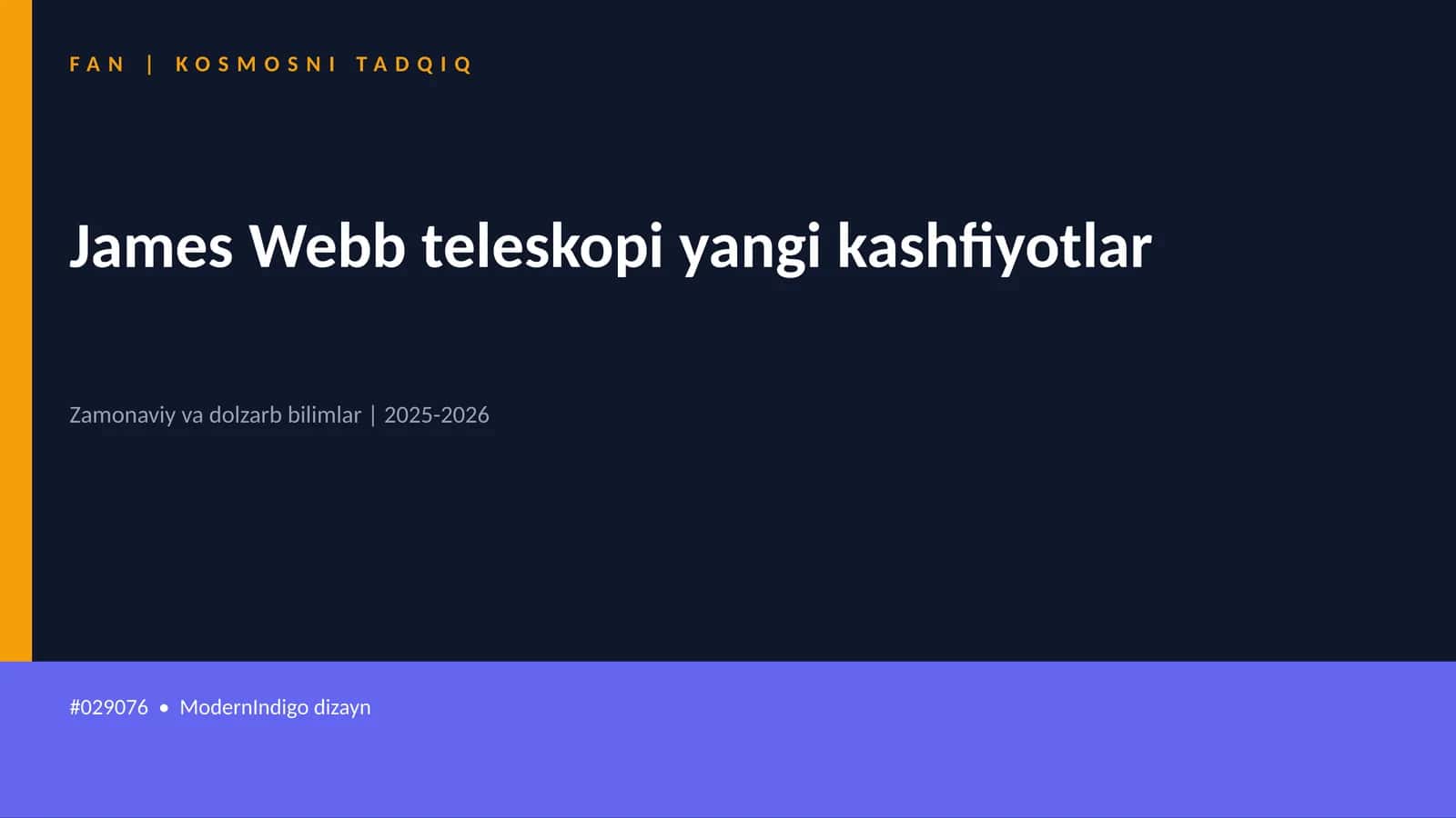 KOSMOSNI TADQIQ