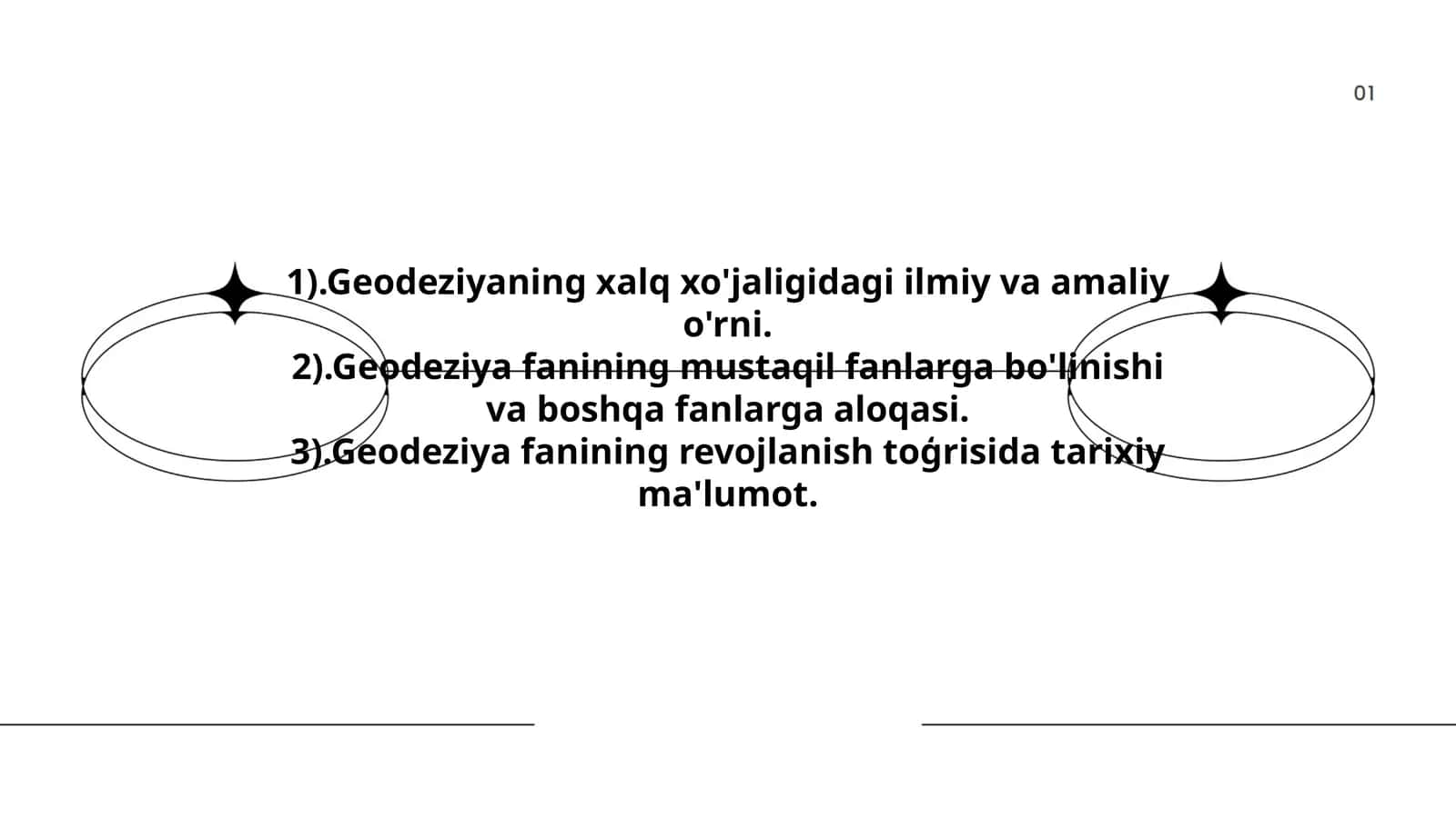 Geodeziyaning xalq xo'jaligidagi ilmiy va amaliy o'rni