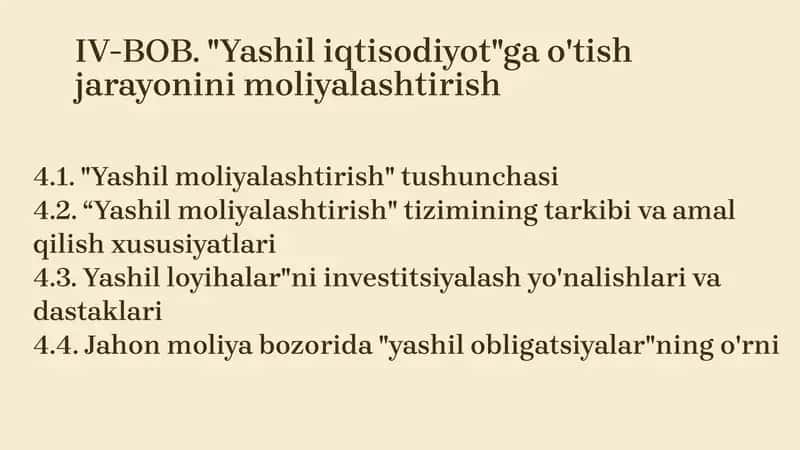Yashil iqtisodiyot