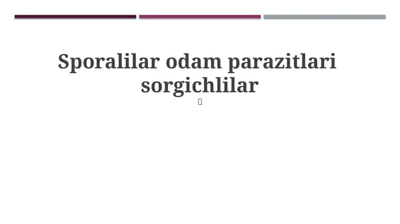 Parazitlar