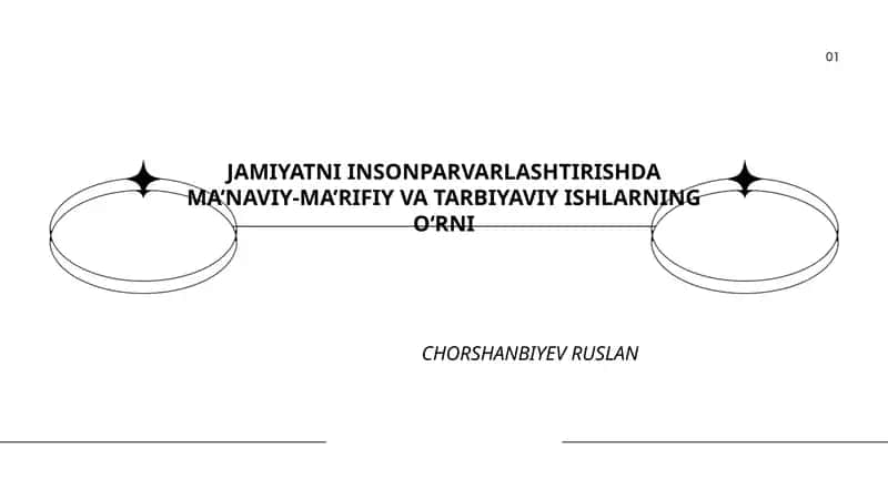 Jamiiyatni insonparvarlashtirishda ma’naviy-ma’rifiy ishlarning nazariy-asosiy tamoyillari