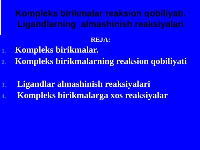 Kompleks birikmalar