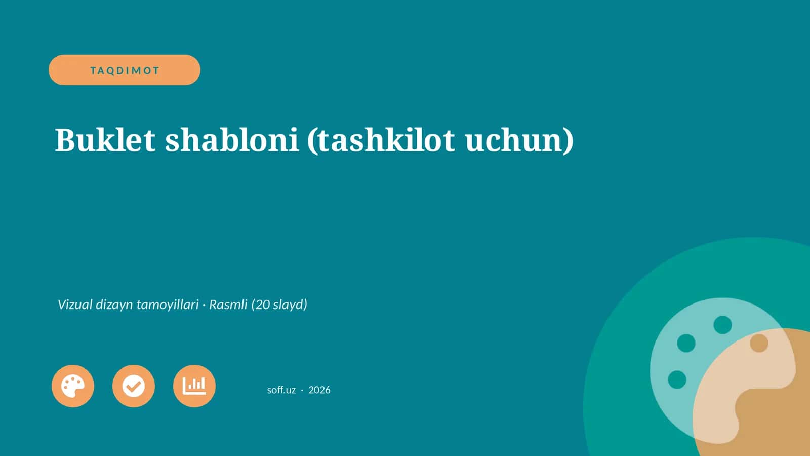 Buklet shabloni (tashkilot uchun)