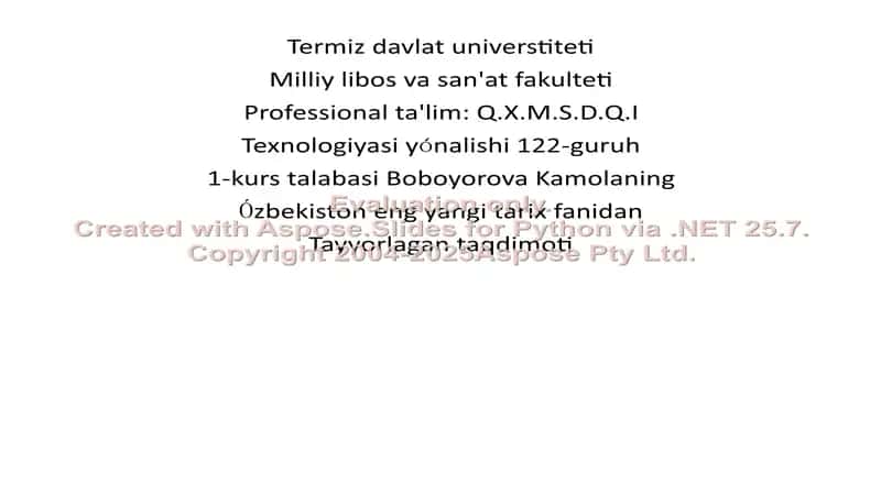 O‘zbekiston Respublikasining Tashkil Topishi va Uning Tarixiy Ahamiyati