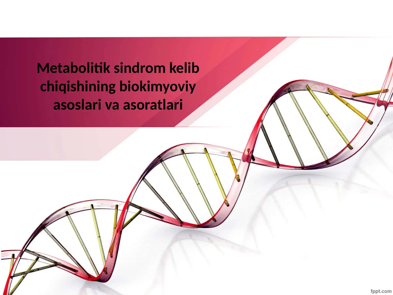 Metabolitik sindrom kelib chiqishining biokimyoviyasoslari va asoratlari