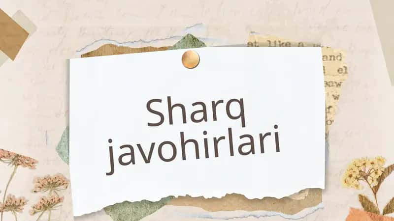 Sharq javohirlari