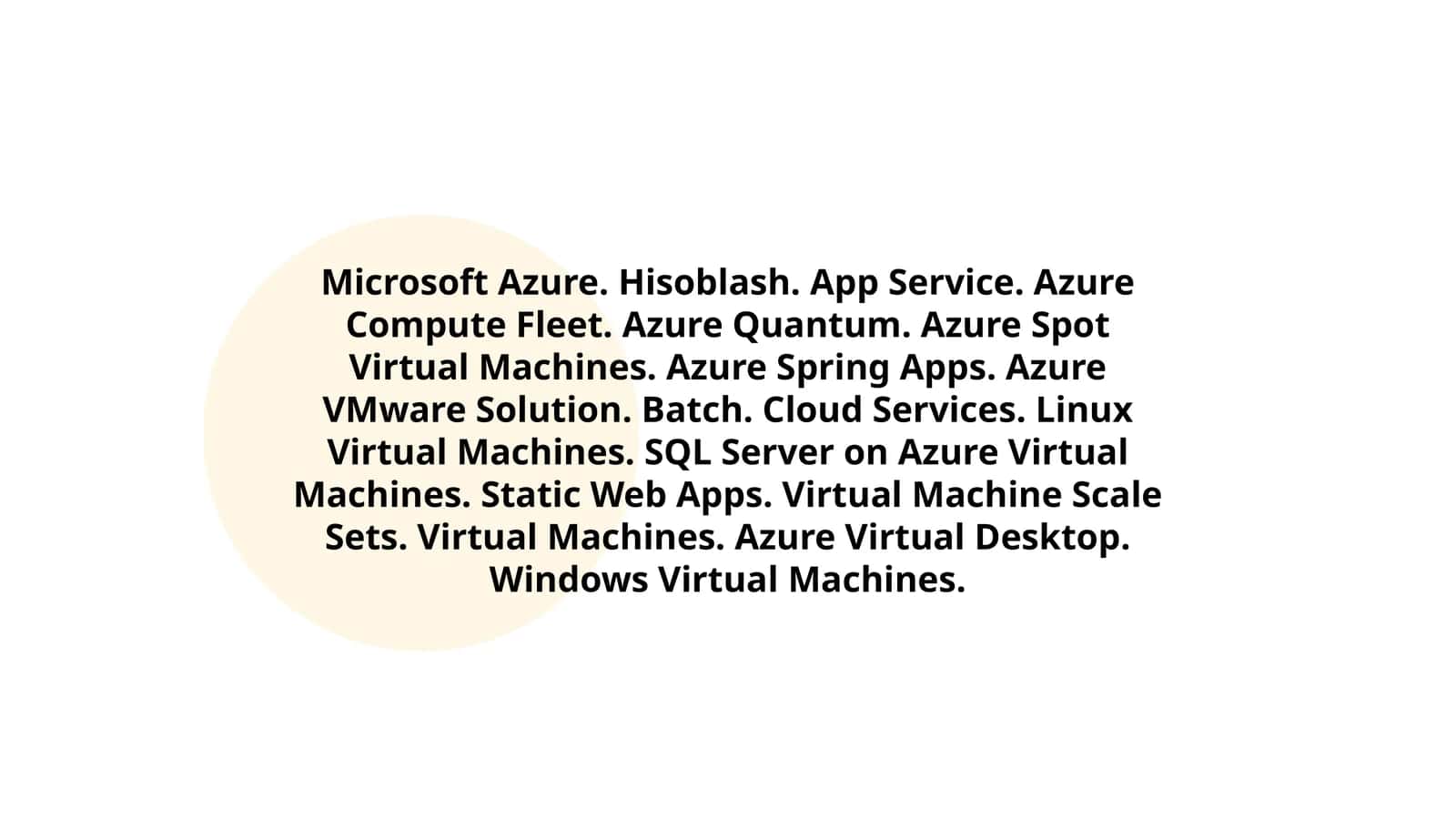 Microsoft Azure. Hisoblash. App Service. Azure Compute Fleet. Azure Quantum. Azure Spot Virtual Machines. Azure Spring Apps. Azure VMware Solution. Batch. Cloud Services. Linux Virtual Machines. SQL Server on Azure Virtual Machines. Static Web Apps. Virtual Machine Scale Sets. Virtual Machines. Azure Virtual Desktop. Windows Virtual Machines
