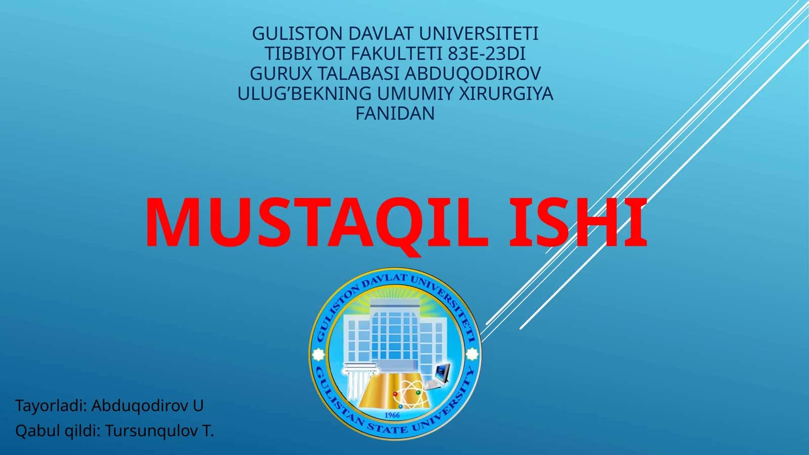 Xirurgik asboblar