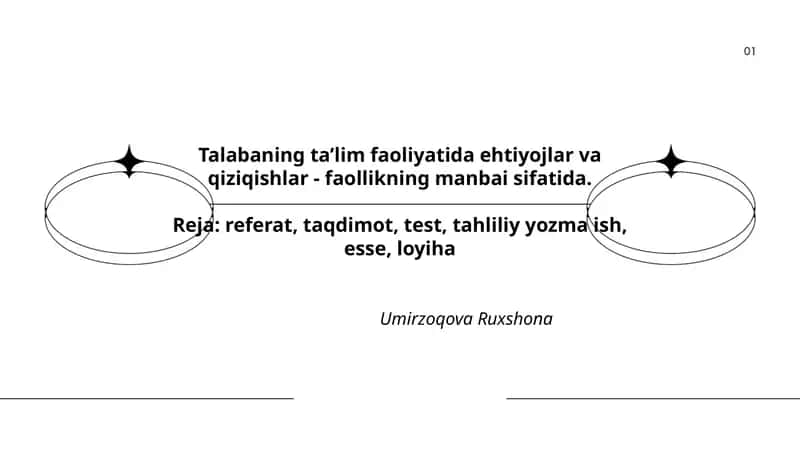 Talabaning ta’lim faoliyatida ehtiyojlar va qiziqishlar - faollikning manbai sifatida