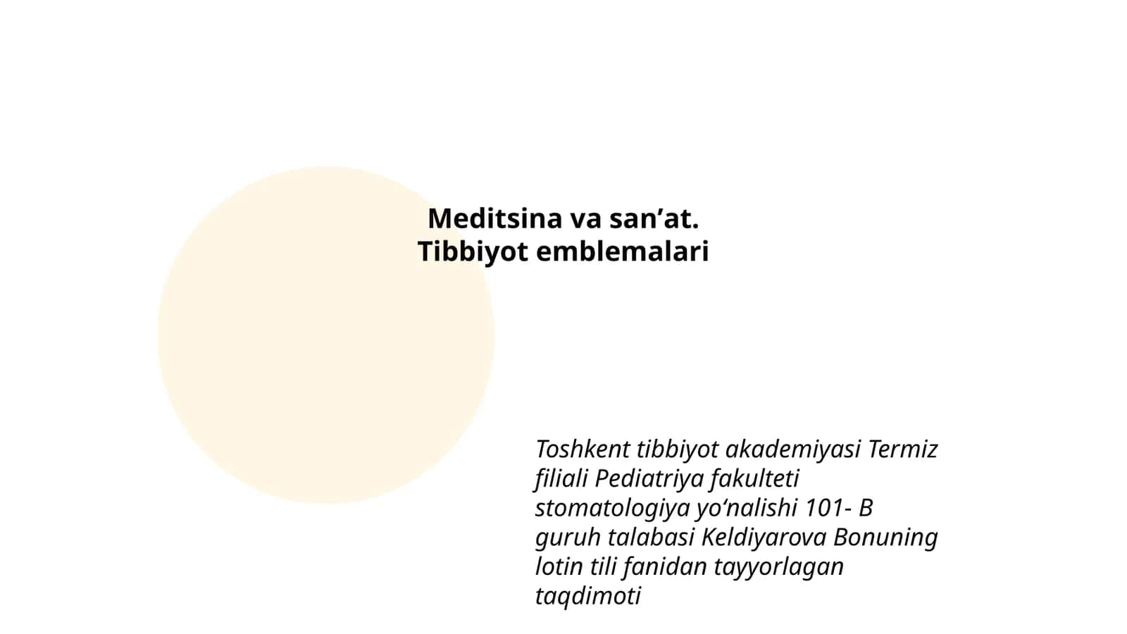 Tibbiyot emblemalari