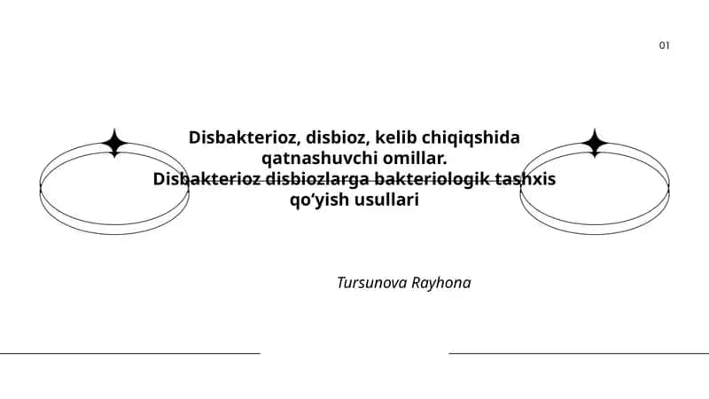 Disbakterioz va disbioz
