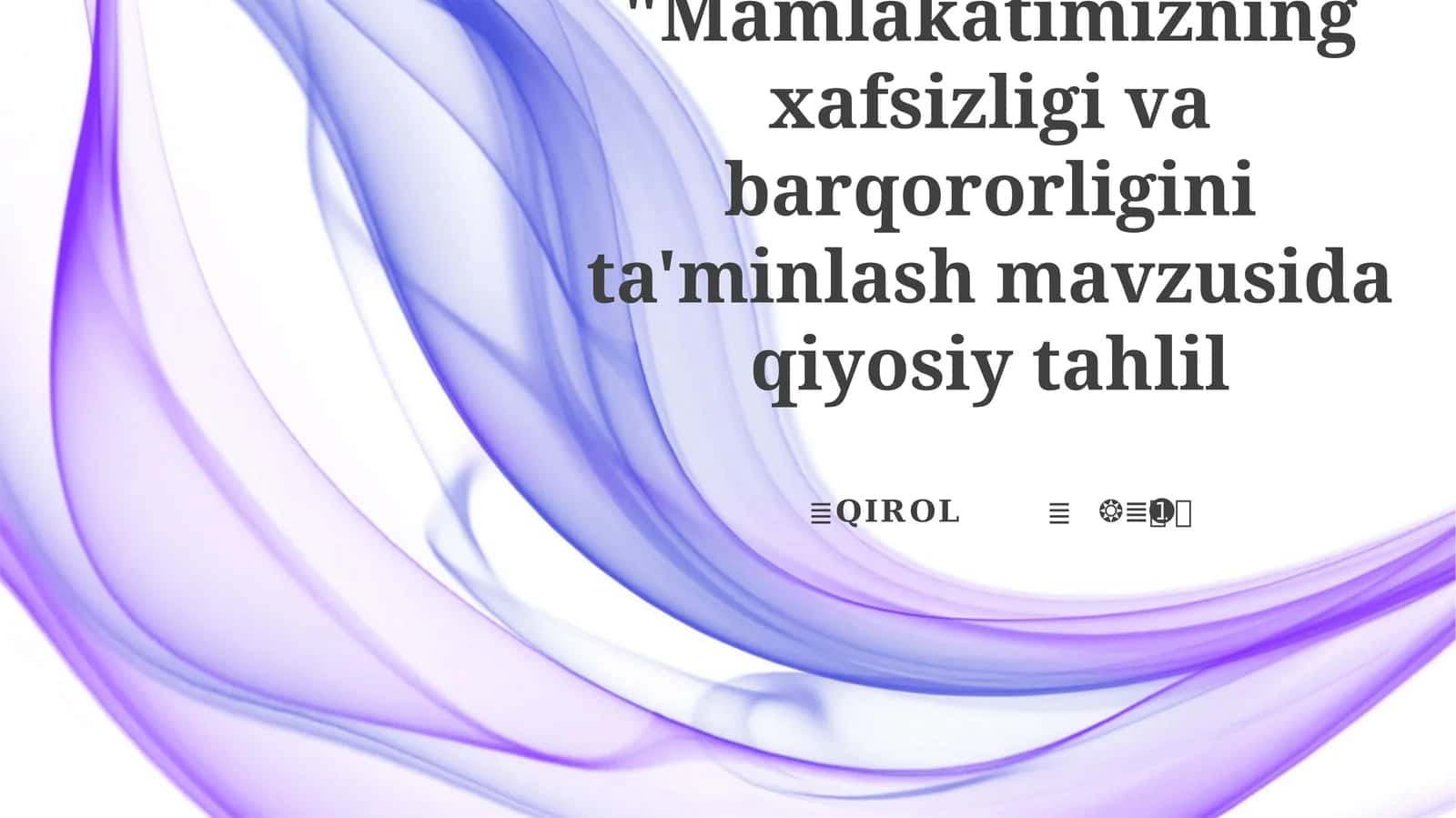 Xavfsizlik Choralarini Solishtirma Tahlili