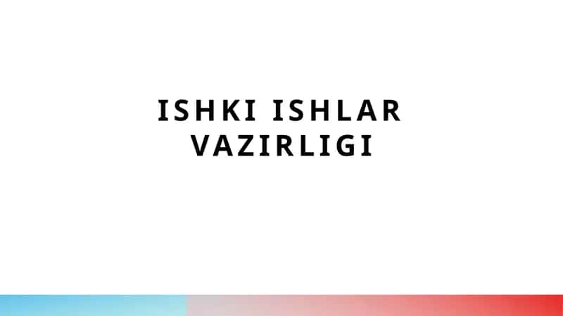 Ishki ishlar vazirligi