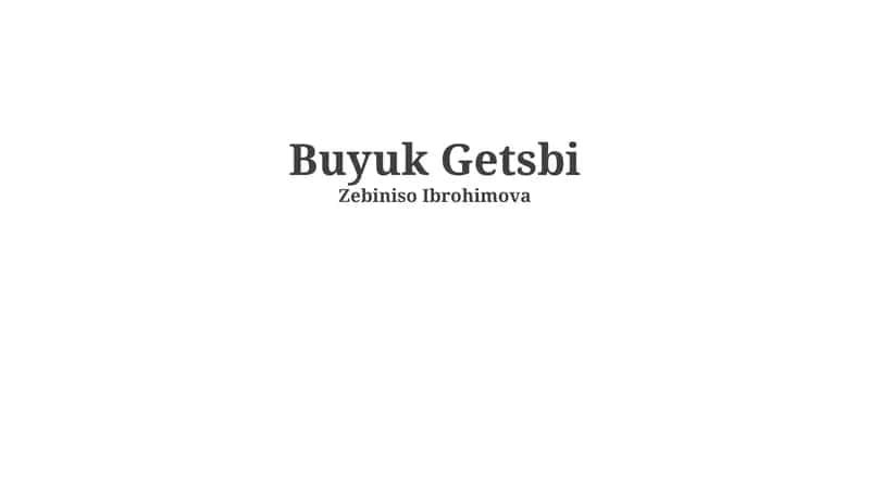 Buyuk Getsbi