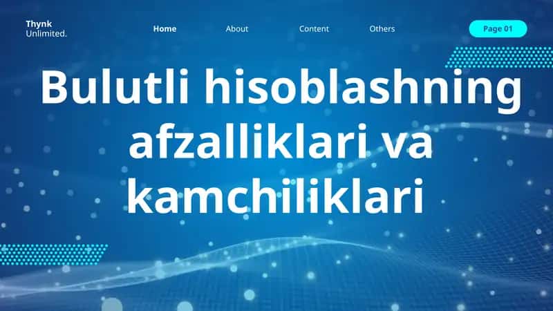 Bulutli hisoblashning afzalliklari va kamchiliklari