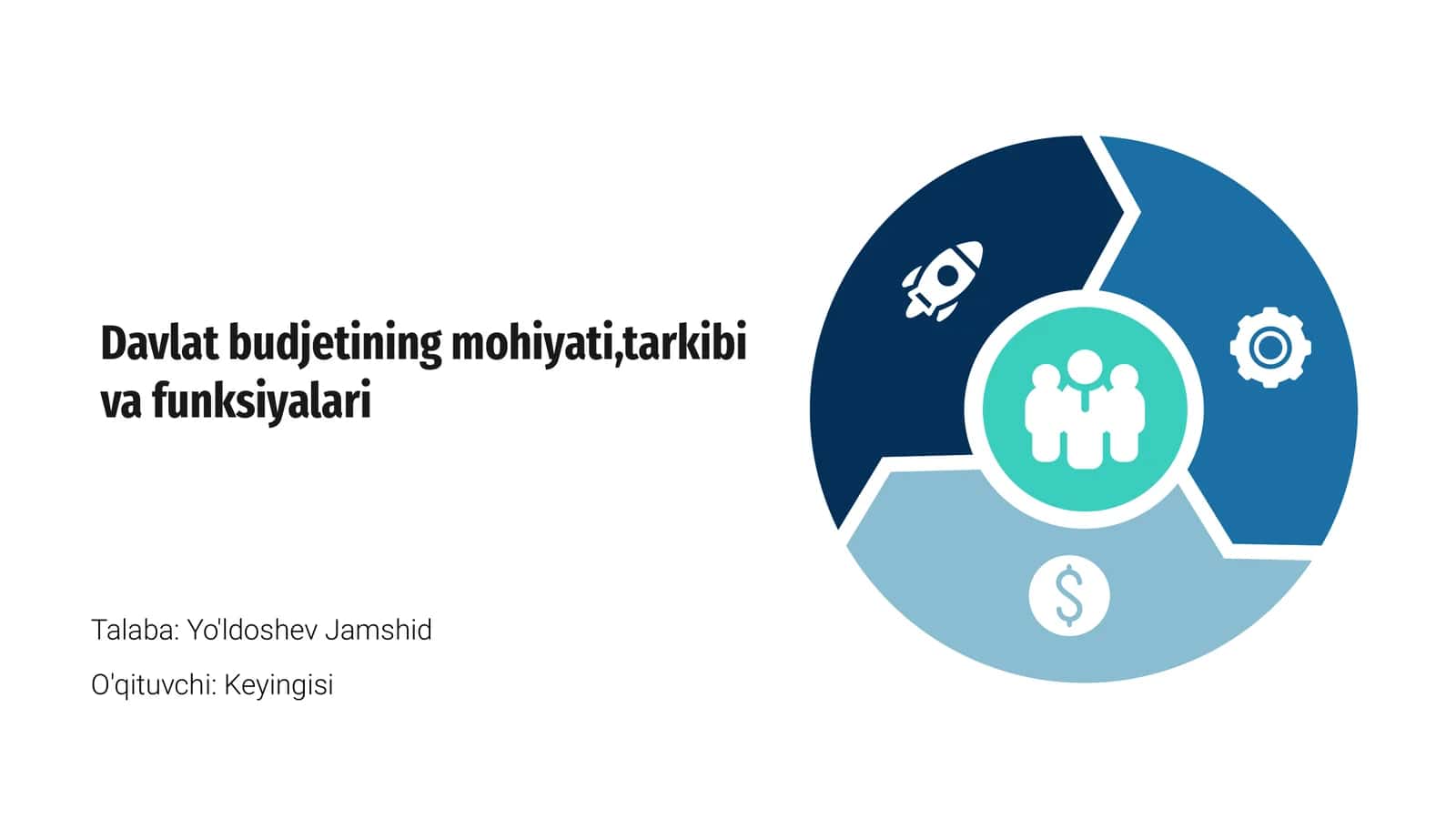 Davlat budjetining mohiyati,tarkibi va funksiyalari