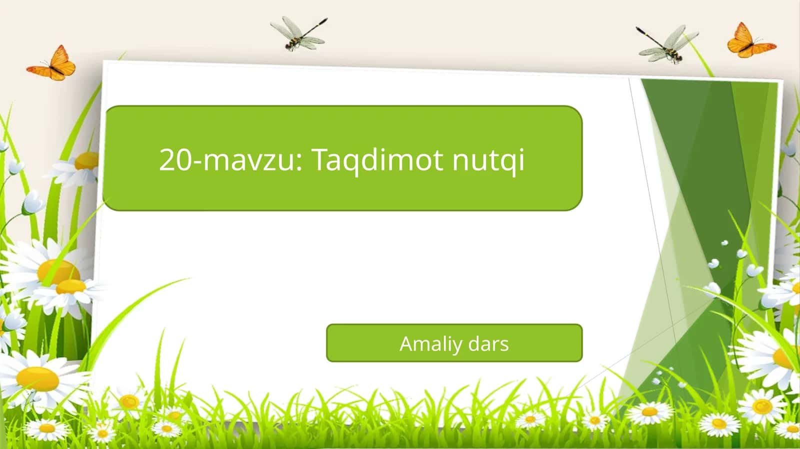 Taqdimot nutqi
