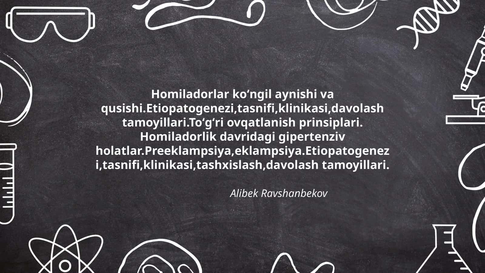 Homiladorlar ko'ngil aynishi va qusishi