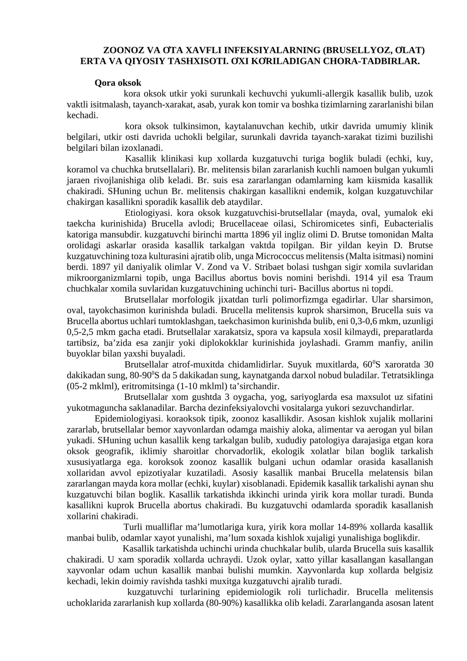 Kora oksok