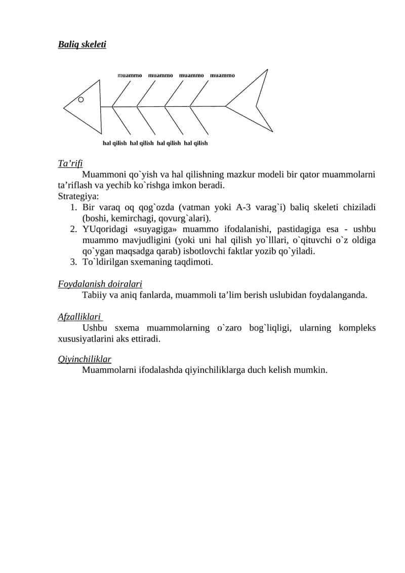 Baliq skeleti
