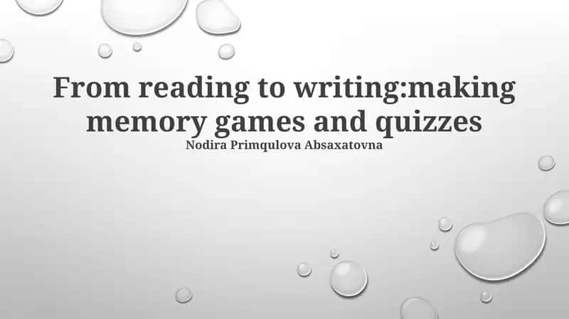 Unlocking Learning: Memory Games & Quizzes