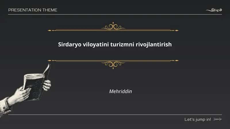 Sirdaryo viloyatini turizmni rivojlantirish