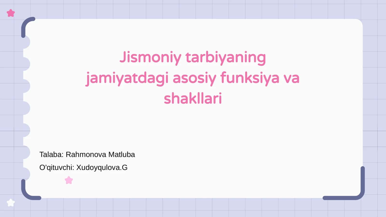 Jismoniy tarbiyaning jamiyatdagi asosiy funksiya va shakllari