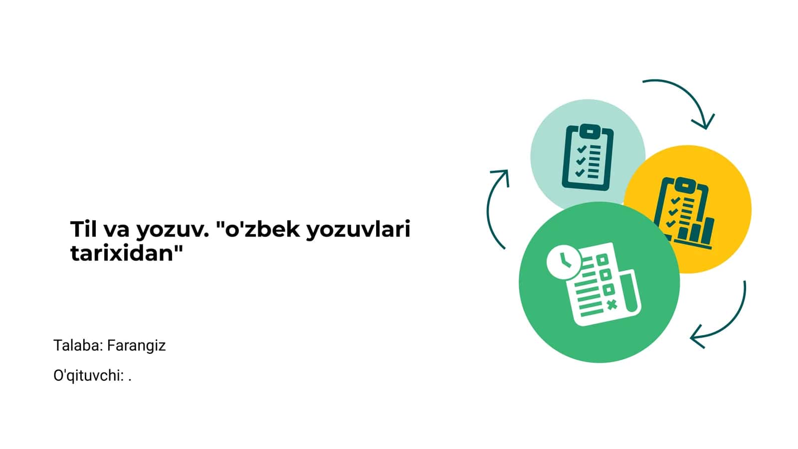 Til va yozuv: asosiy tushunchalar