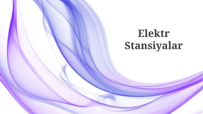 Elektr Stansiyalar