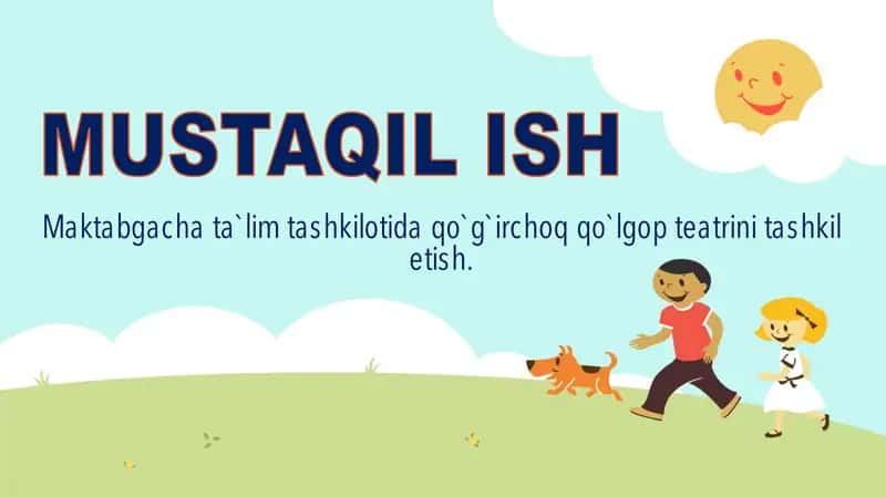 Qo‘g‘irchoq Qo‘lgop Teatrini Tashkil Etish