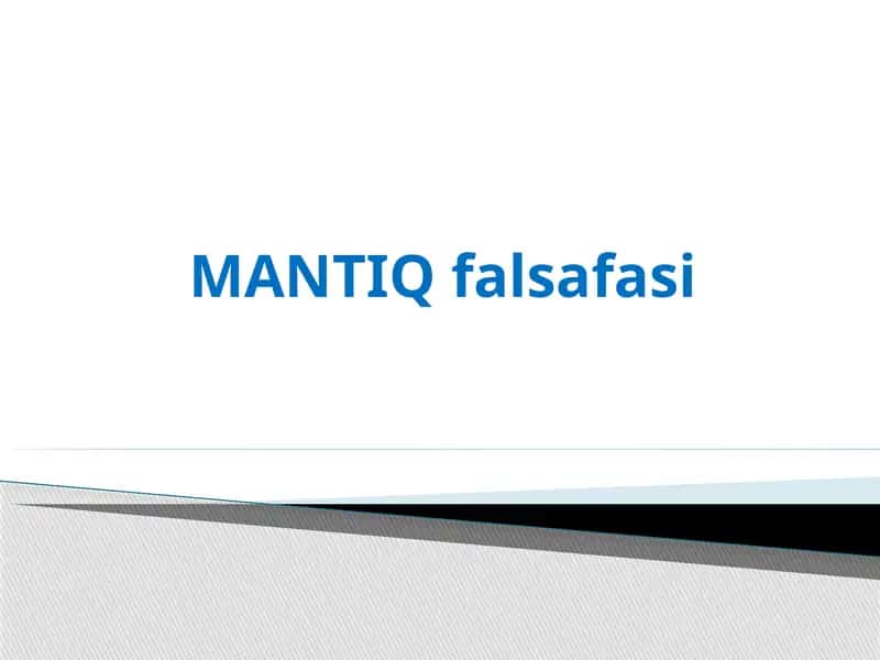 MANTIQfalsafasi
