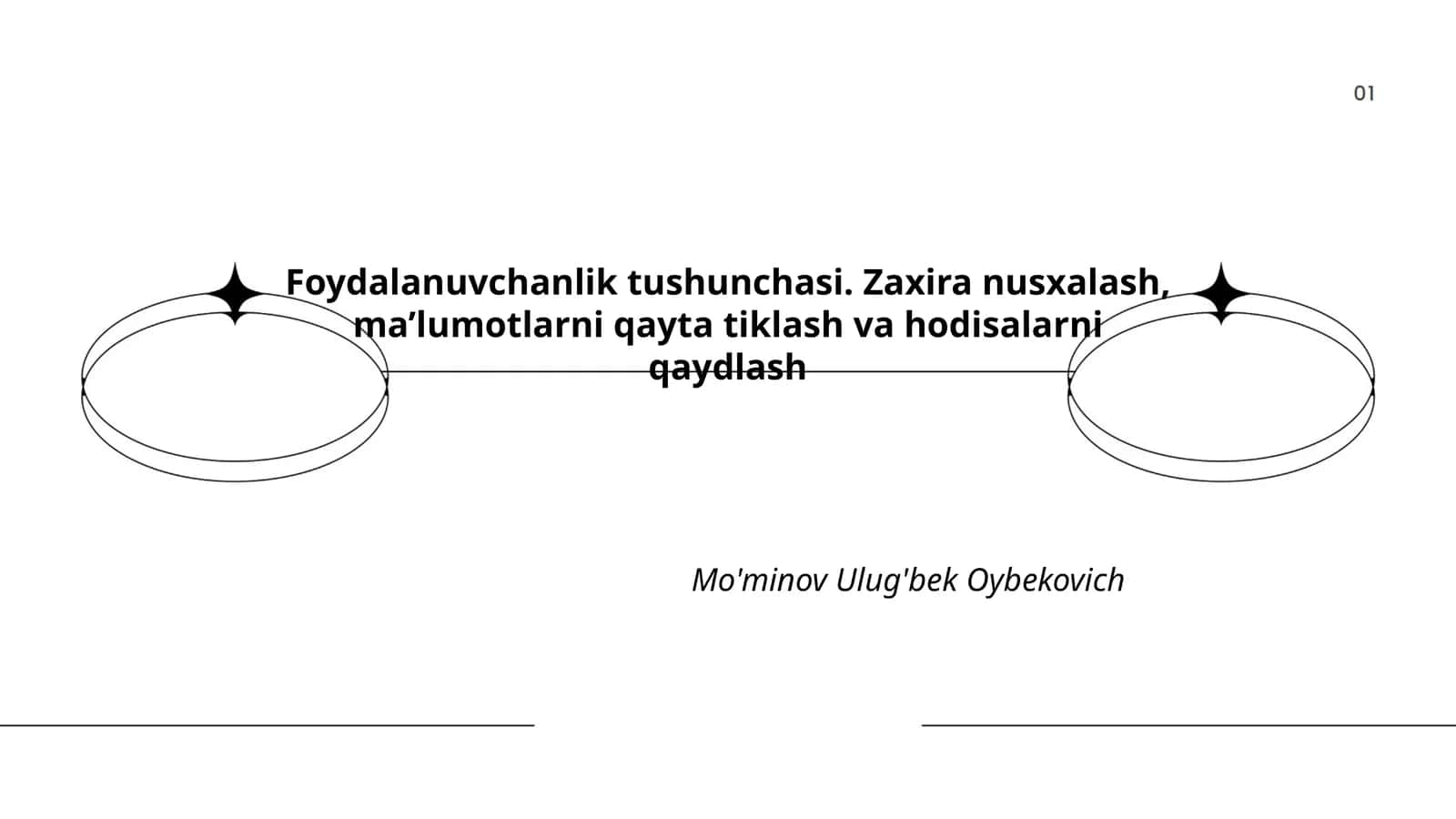 Foydalanuvchanlik tushunchasi
