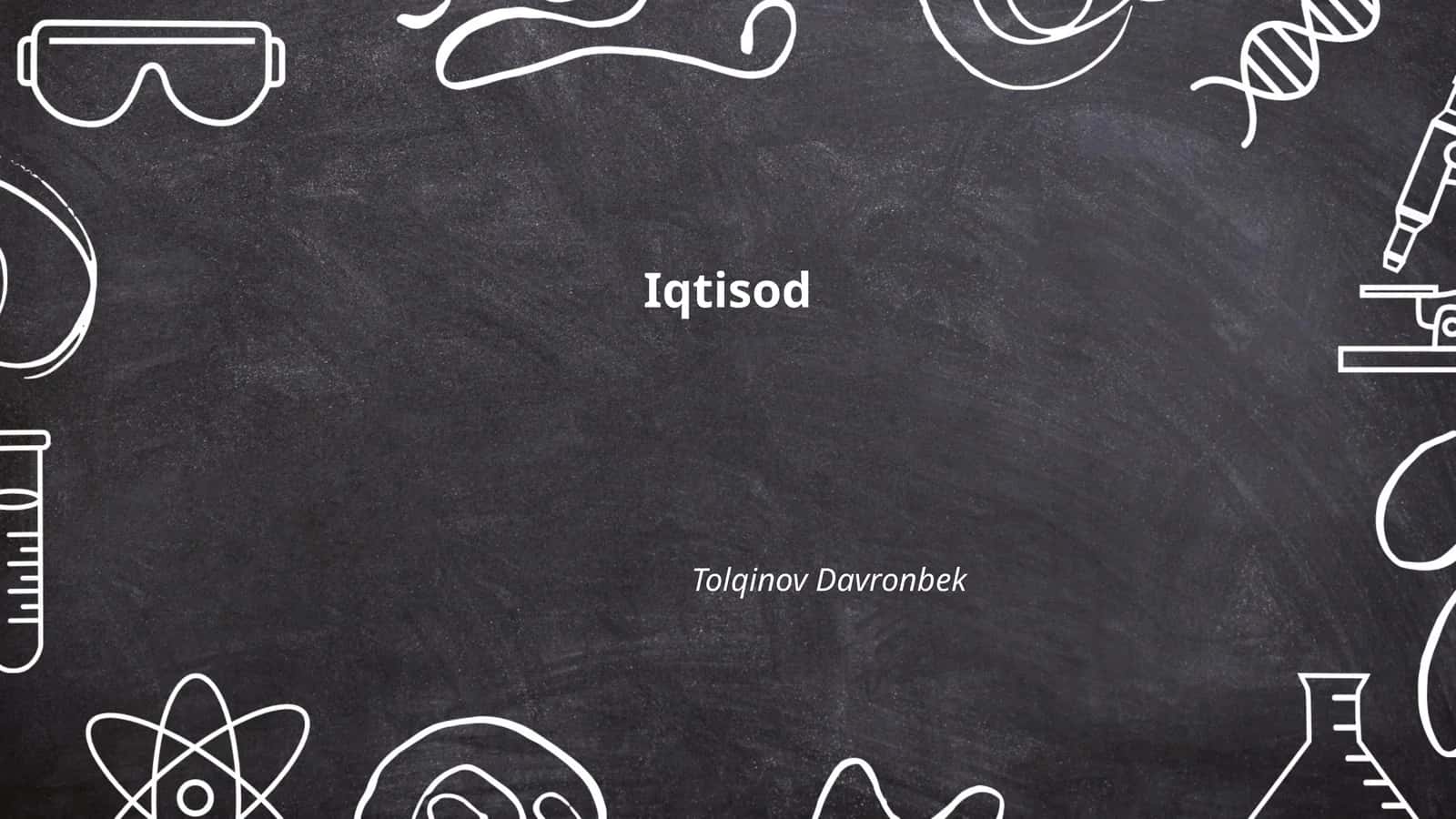Iqtisodiy o'sish va rivojlanish