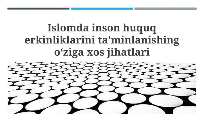 Islomda inson huquqlari