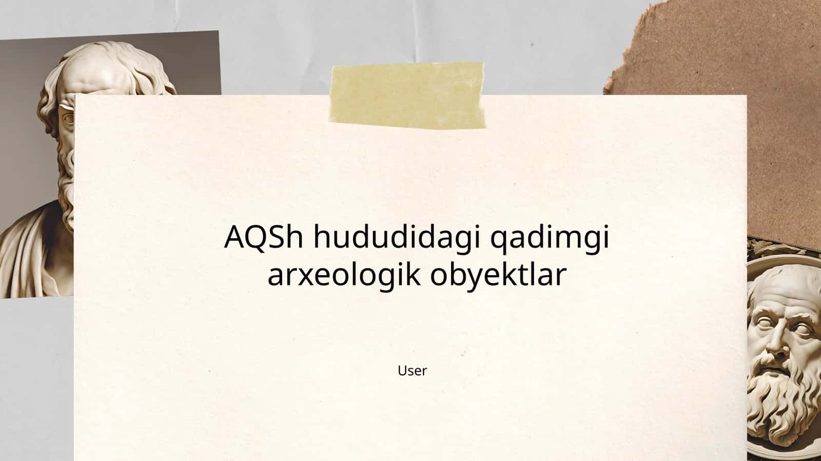 AQSh hududidagi qadimgi arxeologik obyektlar