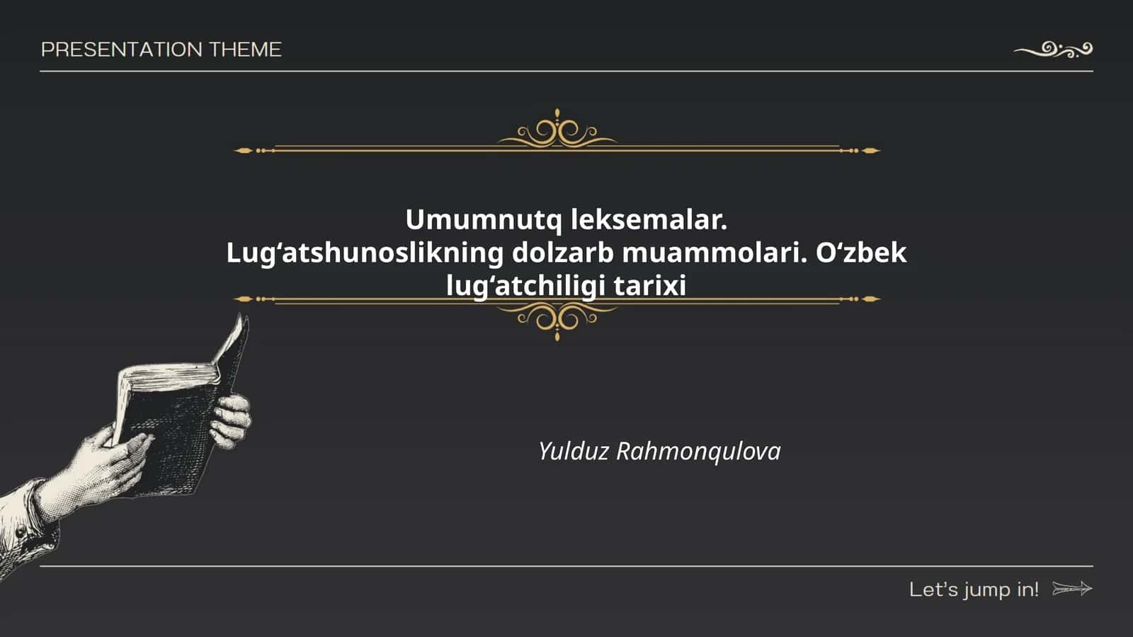 Umumnutq leksemalarning tasnifi va xususiyatlari