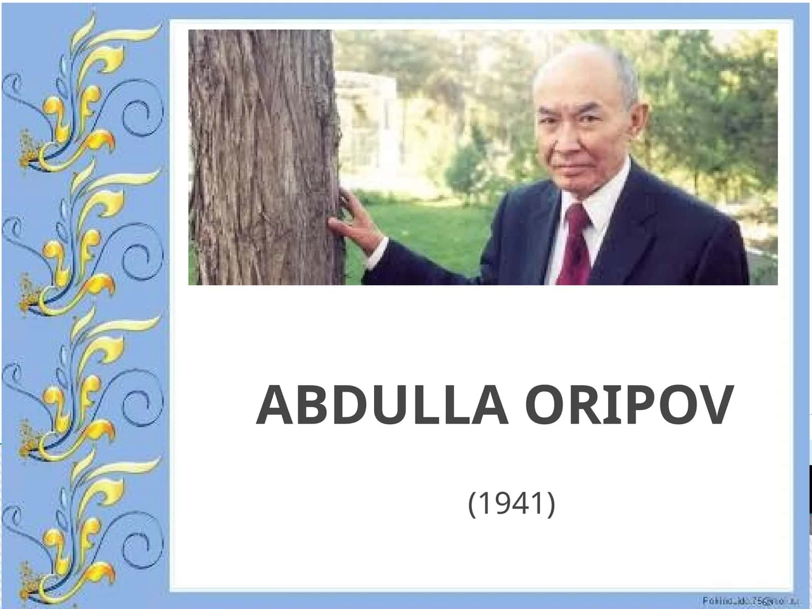 ABDULLA ORIPOV