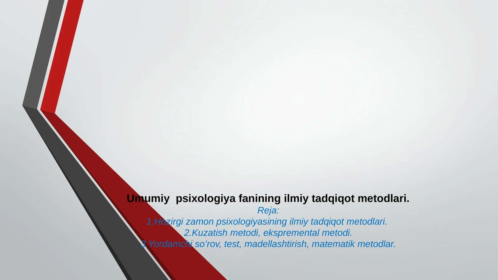 Tadqiqot metodlari