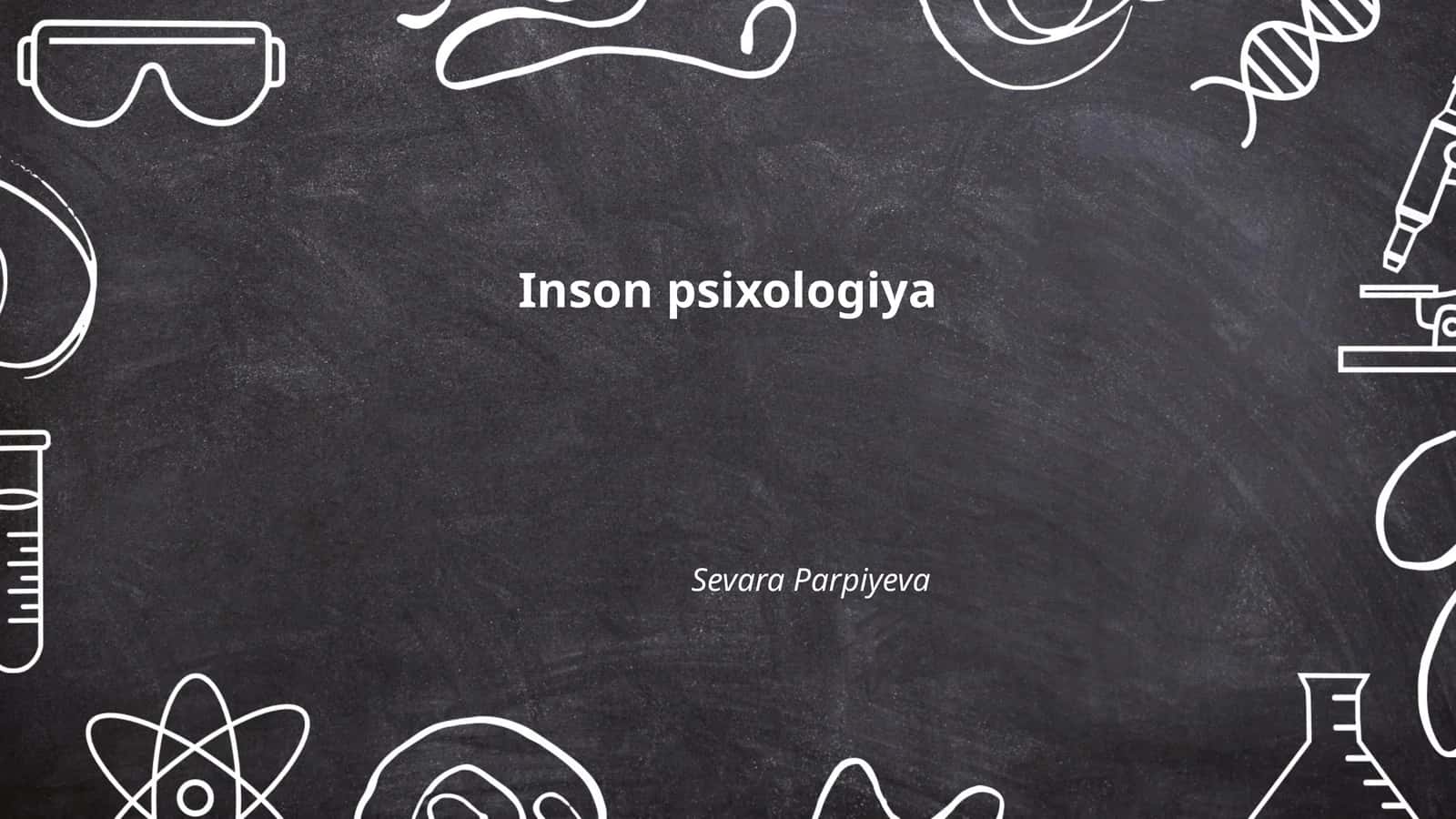 Inson psixologiya