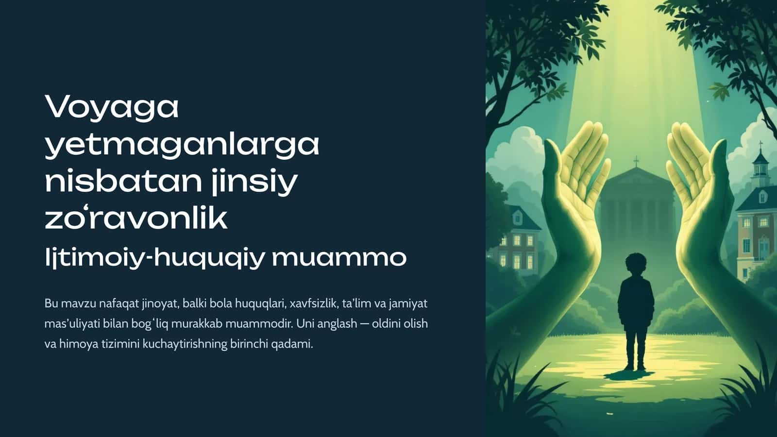 Voyaga yetmaganlarga nisbatan jinsiy zoʻravonlik