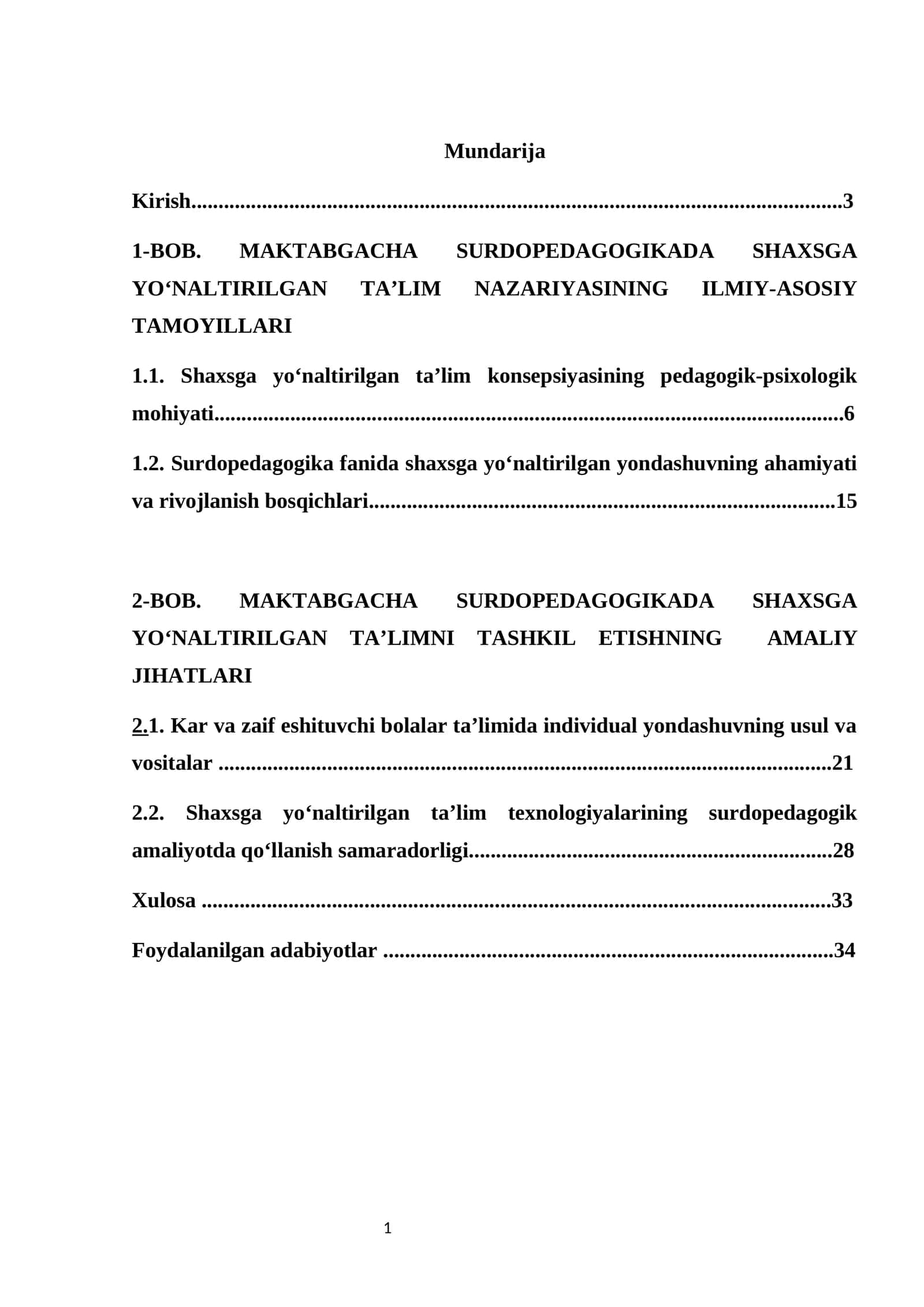 MAKTABGACHA SURDOPEDAGOGIKADA SHAXSGA YO‘NALTIRILGAN TA’LIM