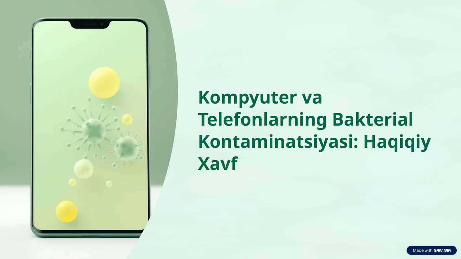 Kompyuter va Telefonlarning Bakterial Kontaminatsiyasi: Haqiqiy Xavf